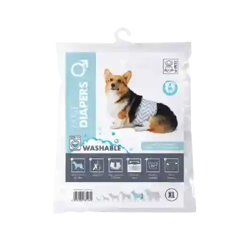 M-pets Pañal Lavable Para Perro Macho - Xl