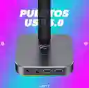 Soporte Rgb Havit Th610 Con Puertos Usb Y Luz Rgb – Ideal Diademas Gamers Y Estaciones De Trabajo