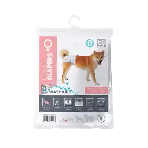 M-pets Pañal Lavable Para Perra Hembra - S