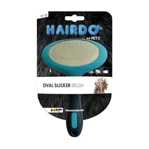 M-pets Cepillo Hairdo Oval Slicker Para Perro - L