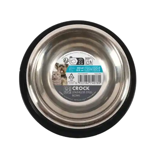 M-pets Comedero Acero Inoxidable Para Mascotas - S