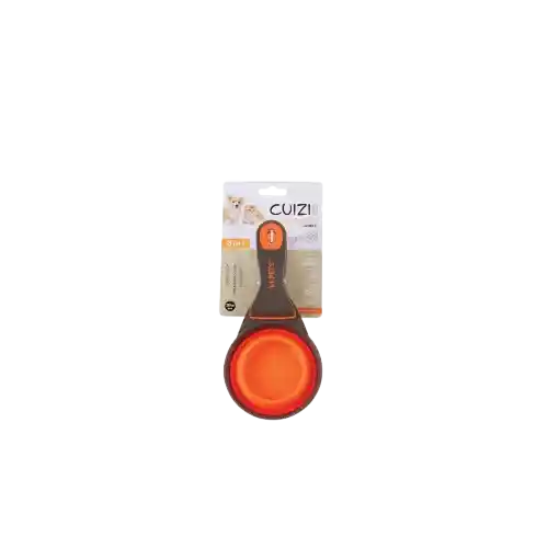 M-pets Cuchara Plegable Cuizi Naranja Para Mascotas - 237 Ml