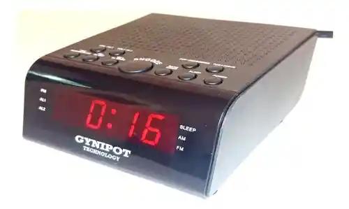 Radio Reloj Despertador Digital, Corriente Directa