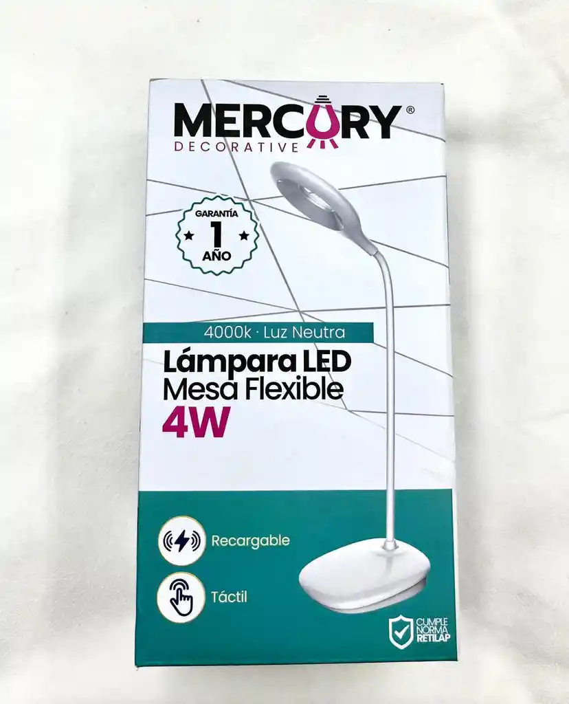 Lampara Led Flexible Para Mesa 4w