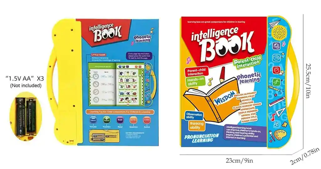 Libro Educativo Interactivo Para Niños