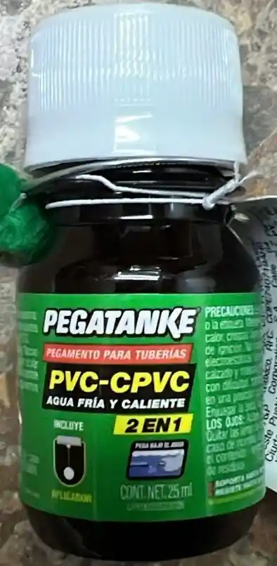 Pegatanke Para Tubería Pvc Y Cpvc 2.5ml.
