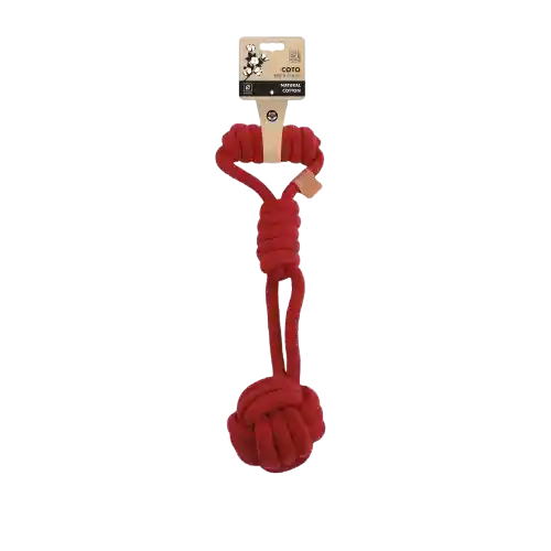 M-pets Juguete Pelota De Tirar Roja Para Perro - 36 Cm