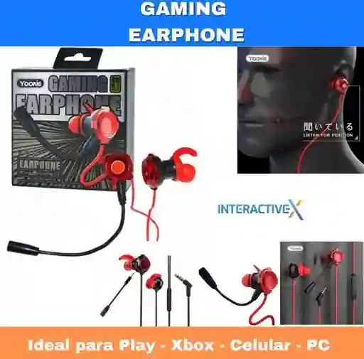 Audifonos Con Microfono Desmontable/auriculares De Cable Alambricos