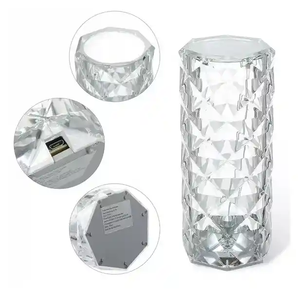 Lampara Mesa Tactil Acrilico