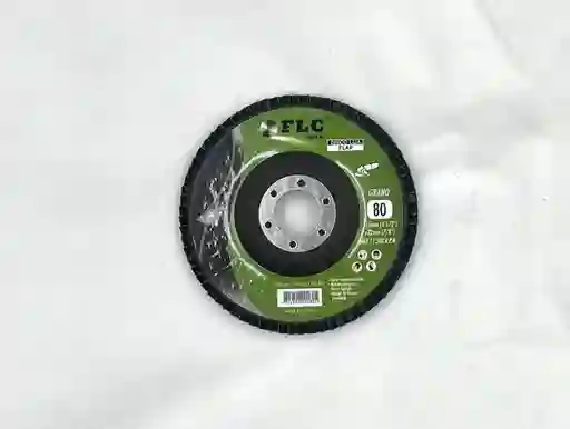 Disco Flap Flc 4½” Grano 80 – Lija Abrasiva Para Metal, Madera Y Acero Inoxidable