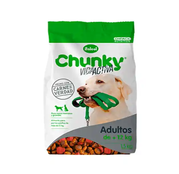Alimento Perro Chunky Adulto Vida Activa 1.5 Kg
