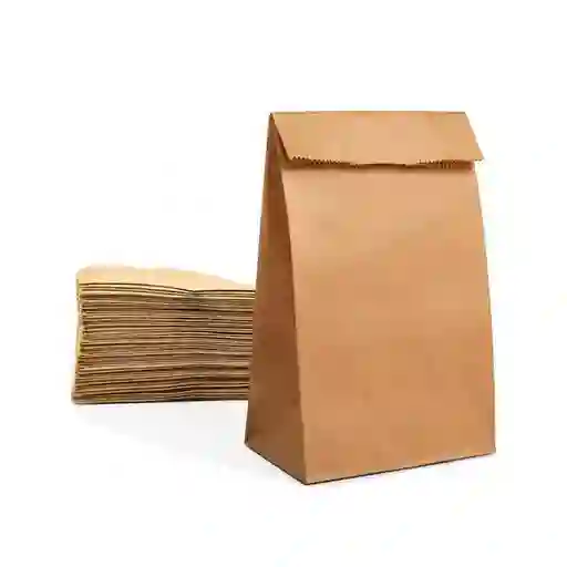 Bolsa De Papel Craft 6lb X 100 Unidades