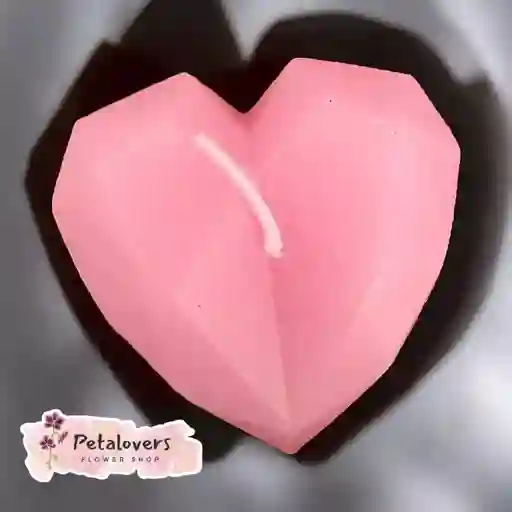 Vela Corazón Geométrico