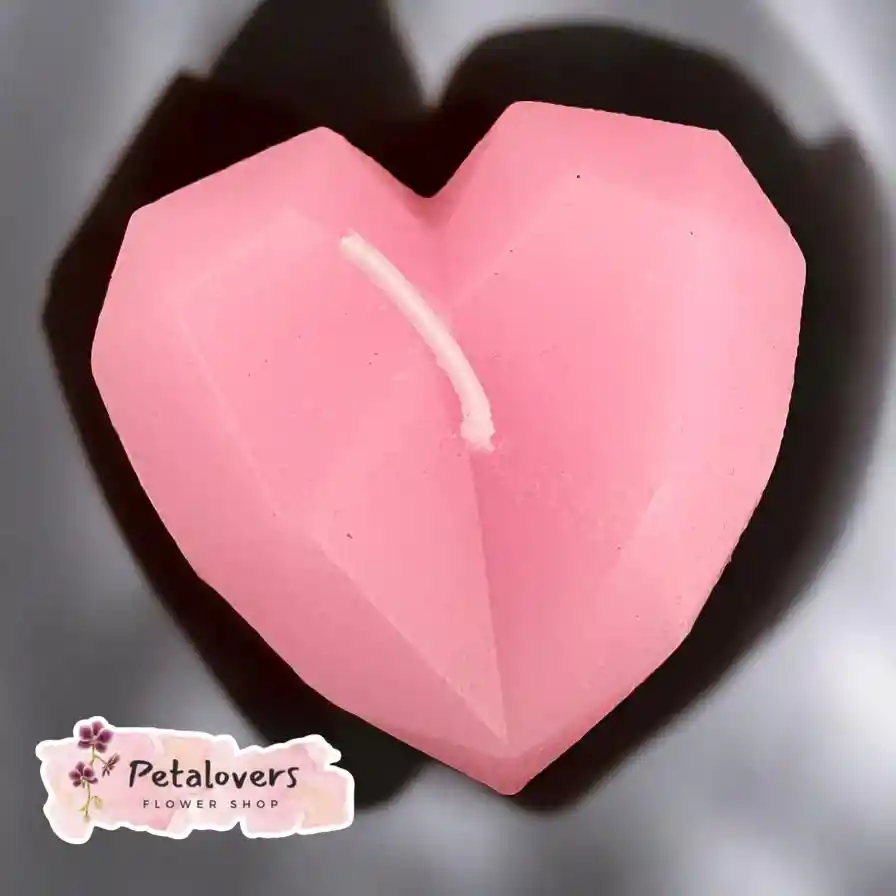 Vela Corazón Geométrico