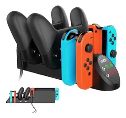 Base Carga 6 En 1 Nintendo Switch / Ns Pro Contoller