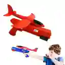 Avión Con Pistola Lanzador Juguete De Vuelo Para Niños