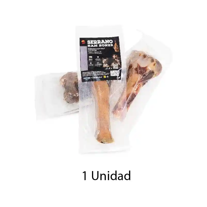 Medio Hueso De Jamon Serrano 1 Unidad Para Razas