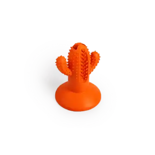 Afp Dental Cactus Goma Naranja Para Perro - M