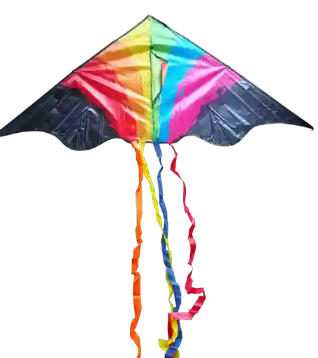 Cometa Triangular Grande Multicolor
