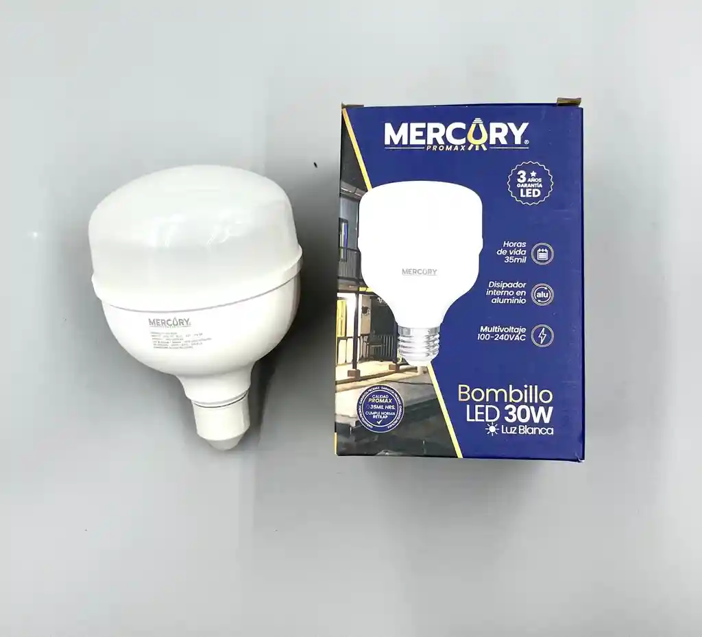 Bombillo Led Mercury 30w Luz Blanca