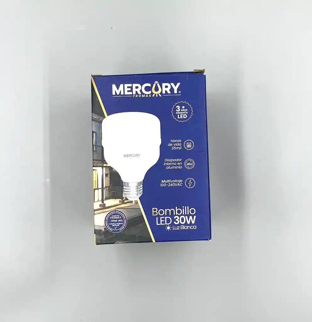 Bombillo Led Mercury 30w Luz Blanca