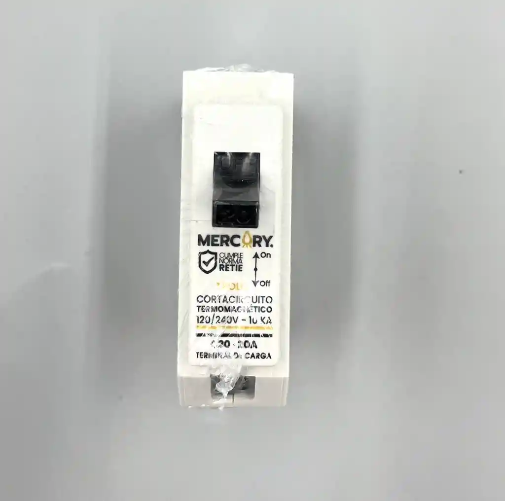 Breaker Termomagnético Mercury 20a Monopolar