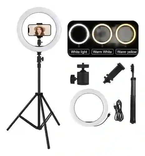 Aro De Luz De 30cm + Tripode