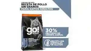 Go Gato Adulto Control Peso Sin Granos Pollo 1.4 Kg