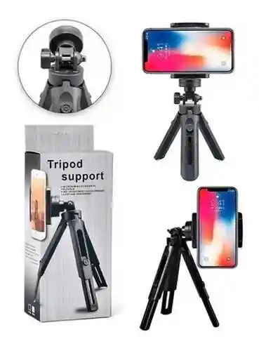 Soporte Tripode Para Celular Y Camara 360°