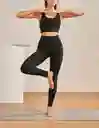 Conjunto Deportivo Negro (legging Y Top)