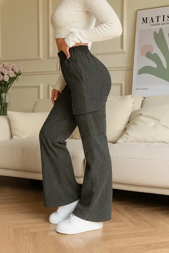 Pantalón Pana Cargo Royal Comfort