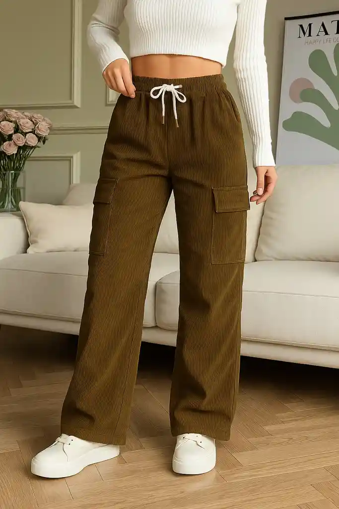 Pantalón Pana Cargo Royal Comfort