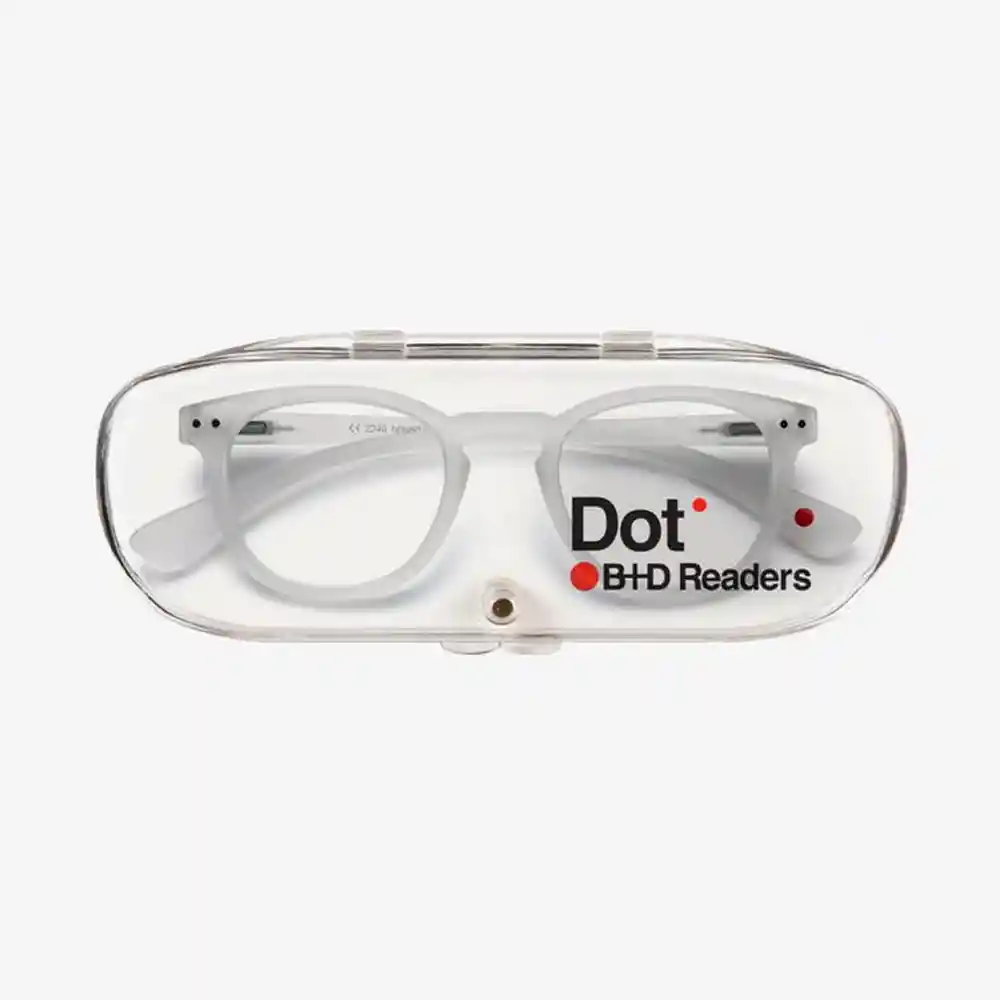 B + D Gafas Reading Dot Cristal + 2.00