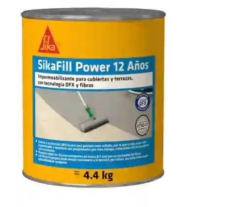 Sika Recubridor Impermeable Sikafill Power 12 Años Blanco