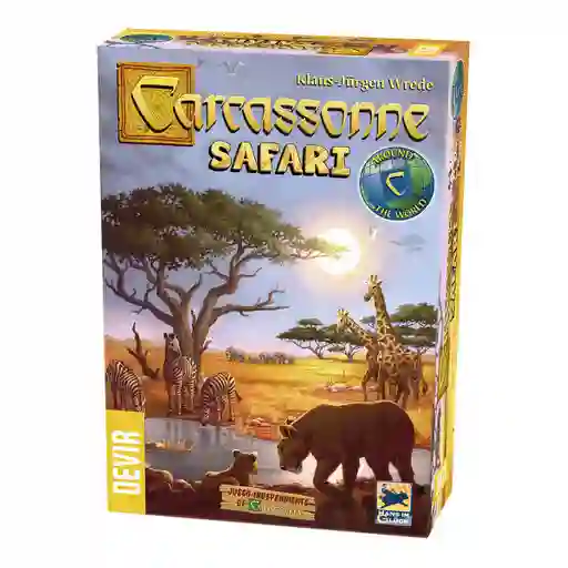 Juego De Mesa Estrategia Carcassonne Safari Para Adultos