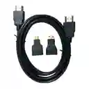 Cable Hdmi + Adaptador Hdtv C 1.5m