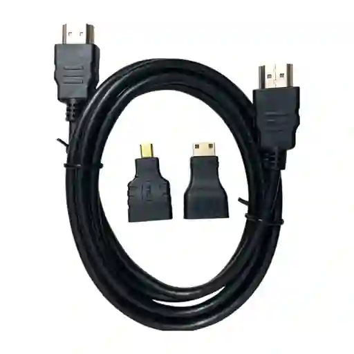 Cable Hdmi + Adaptador Hdtv C 1.5m
