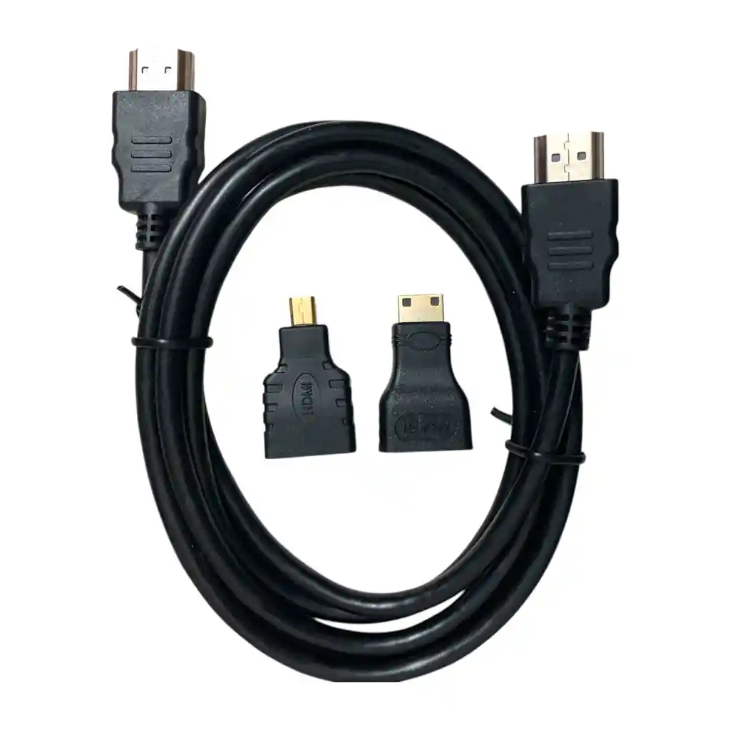 Cable Hdmi + Adaptador Hdtv C 1.5m