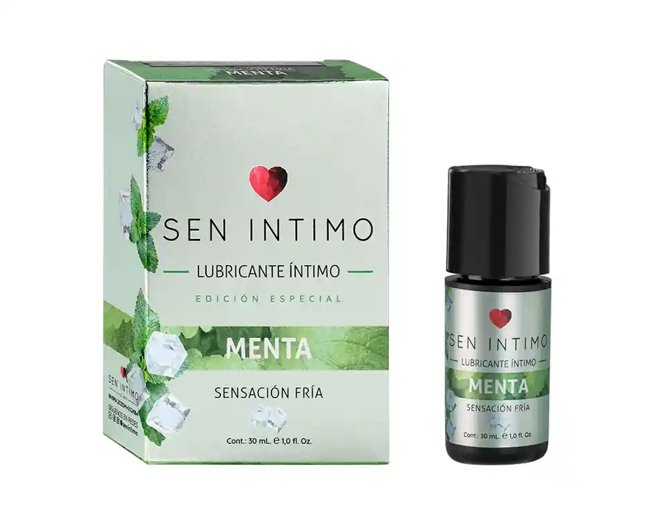 Lubricante Menta Sensación Fria 30ml Sen Intimo