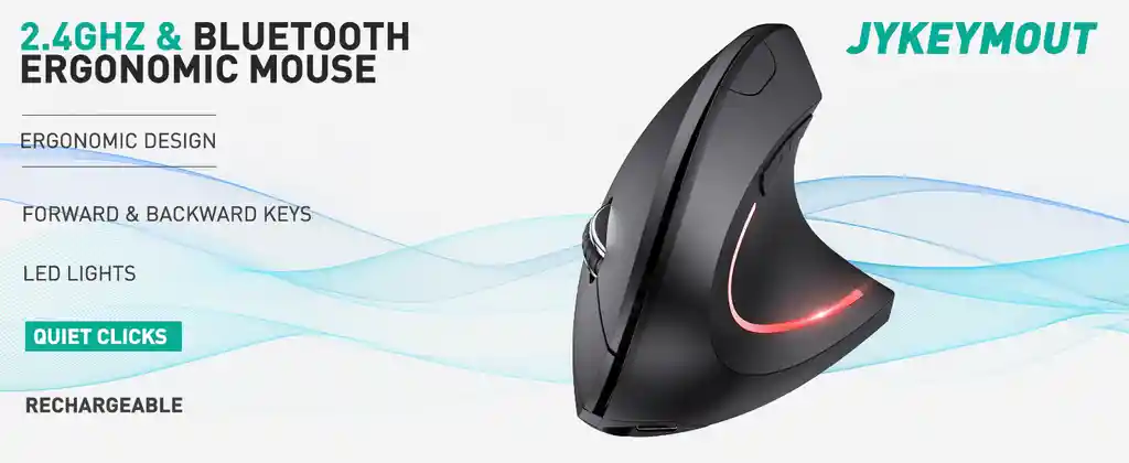 Mouse Vertical Inalambrico