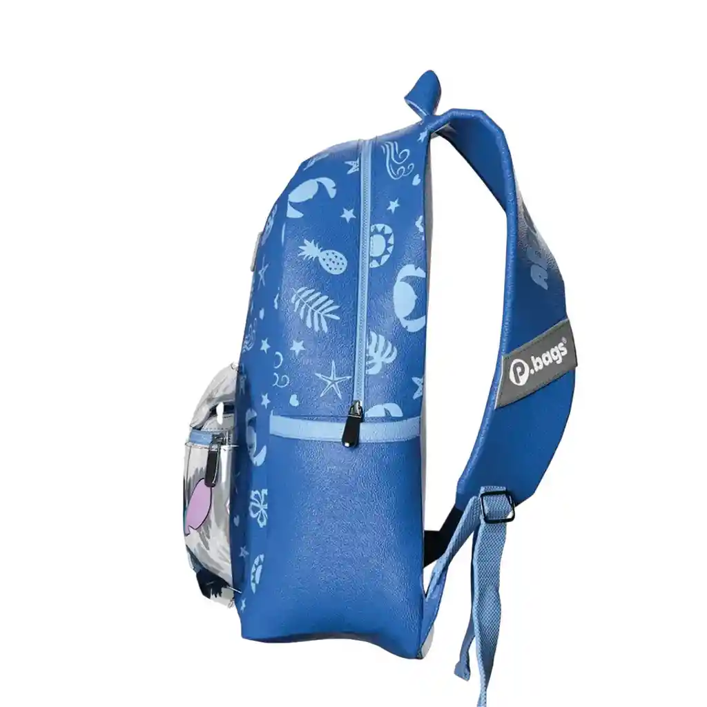 Bolso Morral Maleta De Stitch + Llavero