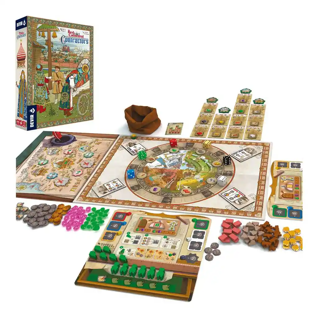 Juego De Mesa The Red Cathedral Contractors Devir Adultos