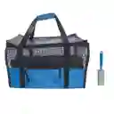 Maletín Cargador Grande + Quitamotas Azul Claro