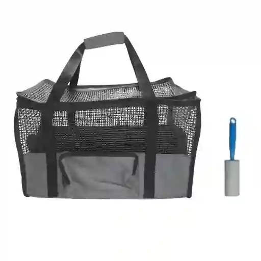 Maletín Cargador Grande + Quitamotas Gris