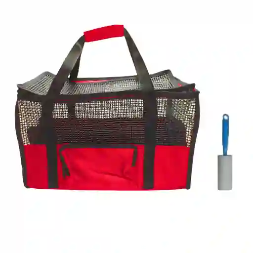 Maletín Cargador Grande + Quitamotas Rojo