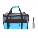 Maletín Cargador Grande + Quitamotas Celeste