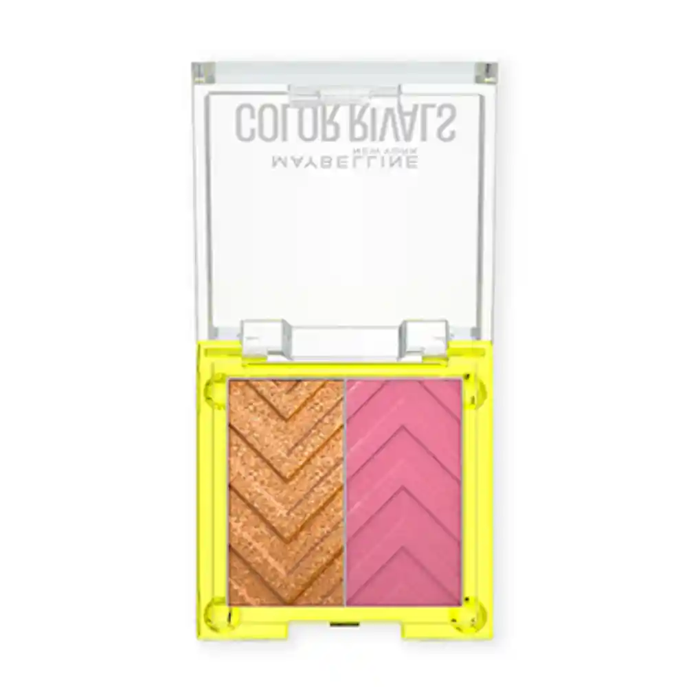 Paleta De Sombras De Ojos Maybelline Color Rivals Duo Assertive X Coy