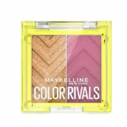 Paleta De Sombras De Ojos Maybelline Color Rivals Duo Assertive X Coy