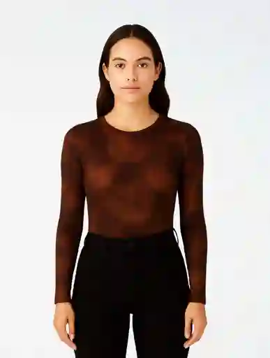 Blusa Manga Larga Mesh - The Orbit Cafe Sm