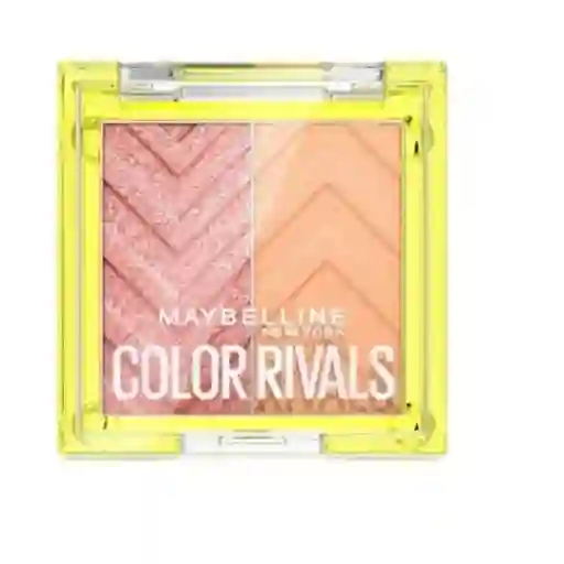 Paleta De Sombras De Ojos Maybelline Color Rivals Duo Extra X Lowkey